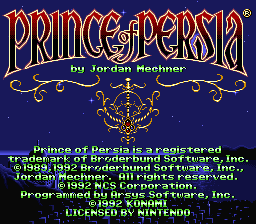 Prince of Persia screenshot 5 for Super Nintendo